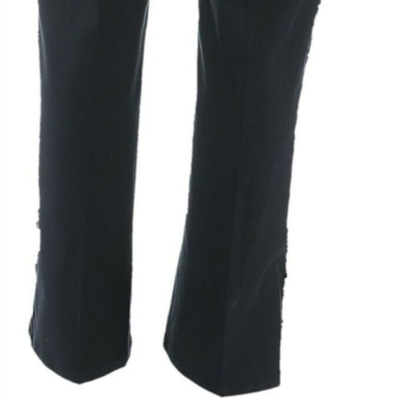 NWT ISAAC MIZRAHI STRETCH LACE TRIM PANTS 6T BLACK - Picture 8 of 11